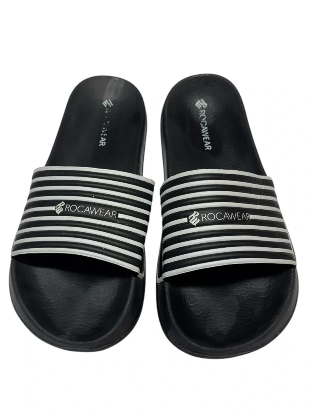 Vintage Y2K 90s Rocawear Slides Sandals Size 13 EU 46 Hip Hop Streetwear Grunge